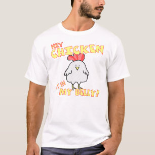 Hé T-shirt de poulet