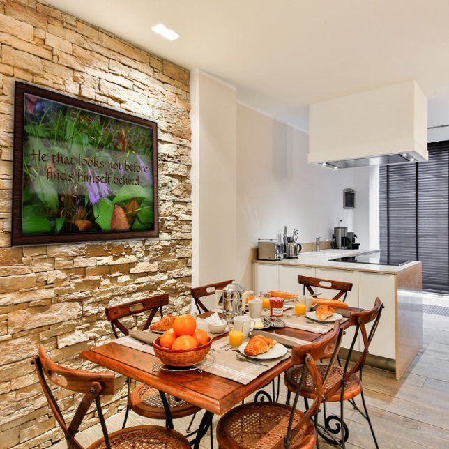 He that looks not before wisdom saying poster (Creator Uploaded)