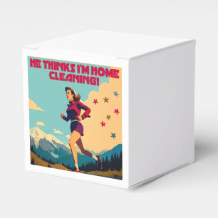 He Thinks I'm Home Cleaning Sassy Runner Favor Box