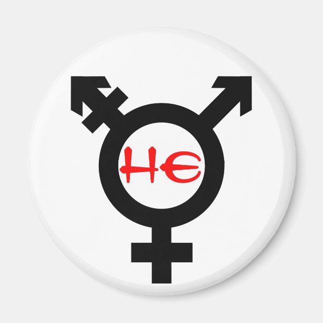He Transgender Magnet (Front)