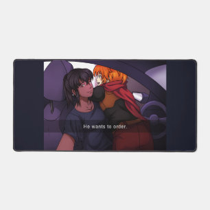 He Wants To Order Desk Mat