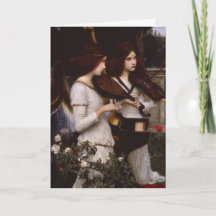 He Was an Angel Sympathy Card | Pre-Raphaelite Art