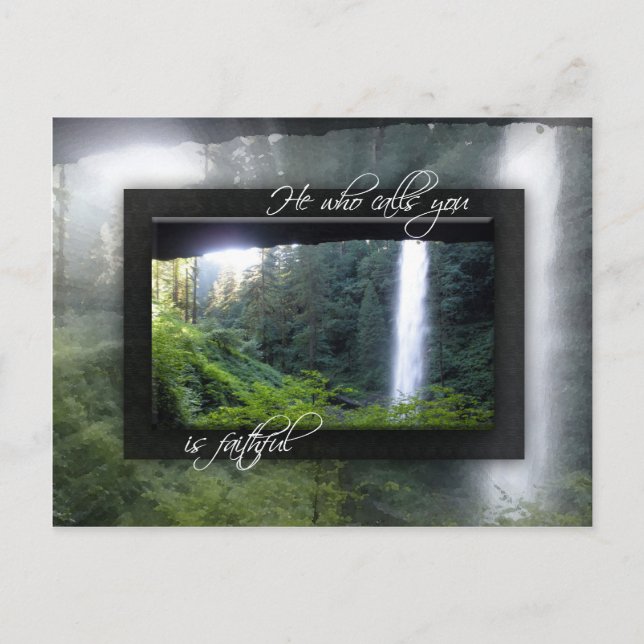 He Who Calls You Postcard (Front)
