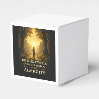 He Who Dwells Psalm 91 Christian Art - Pillow Favor Box