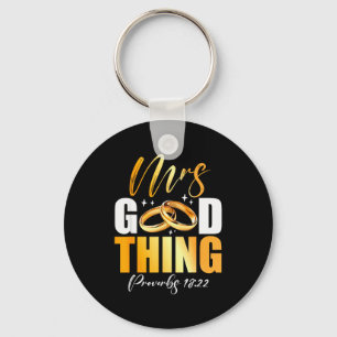 He Who Finds A Wife Finds A Good Thing Men Husband Keychain