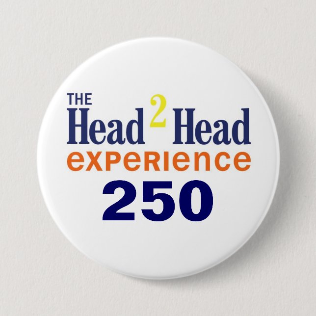 Head2Head 250 3 Inch Round Button (Front)