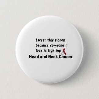 Head and Neck Cancer 2 Inch Round Button
