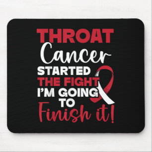 Head And Neck Cancer Awareness Stemi Apparel Throa Mouse Pad
