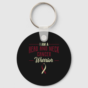 Head And Neck Cancer Awareness Supporter Oral Nasa Keychain
