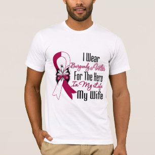Head and Neck Cancer Hero My Wife T-Shirt