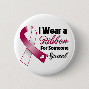 Head and Neck Cancer Ribbon Someone Special 2 Inch Round Button