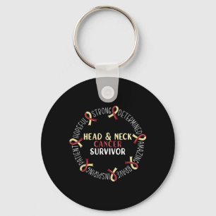 Head And Neck Cancer Survivor Keychain