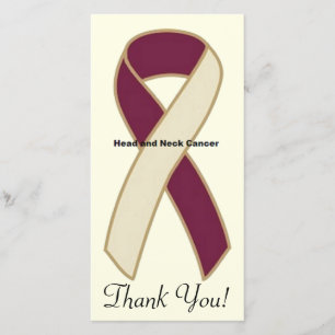 Head and Neck Cancer Thank You Card