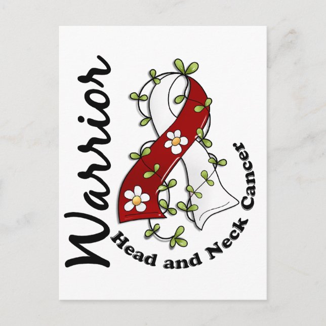 Head and Neck Cancer Warrior 15 Postcard (Front)