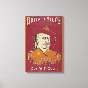 Head-And-Shoulders Portrait Of Buffalo Bill Canvas Print