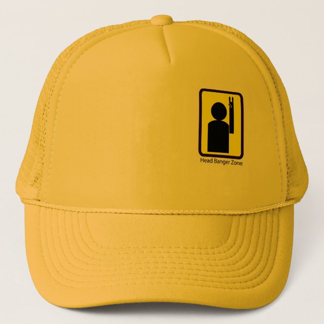 HEAD BANGER TRUCKER HAT (Front)