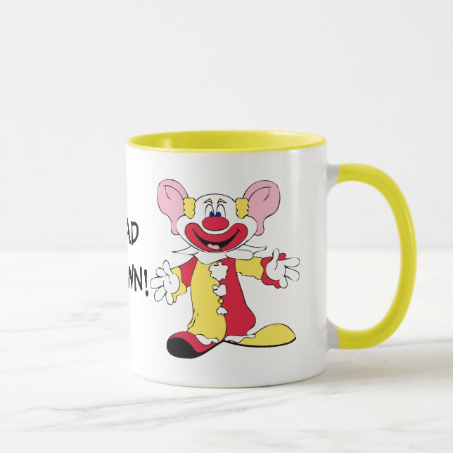 HEAD Clown Ceramic Mug (Right)