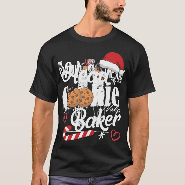 Head Cookie Baker Christmas T-Shirt (Front)