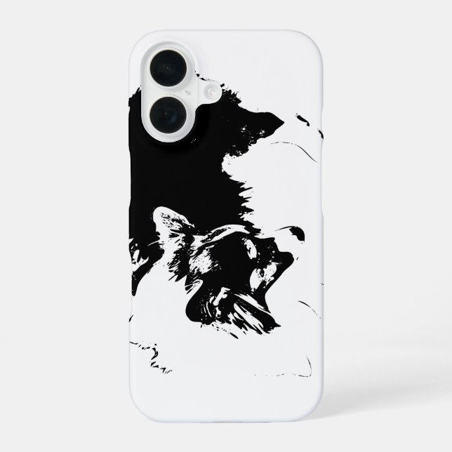 Head-Down Focus iPhone 16 Case (Back)