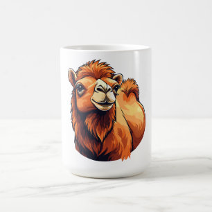 Head dromedary camel coffee mug