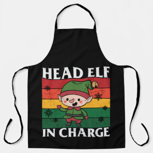 Head Elf In Charge Apron