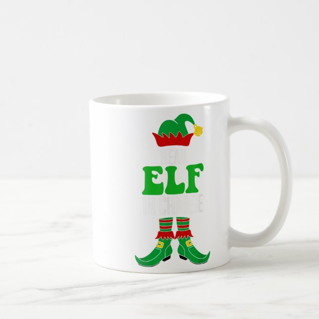 Head Elf In Charge  Coffee Mug (Right)