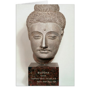 Head from a statue of the Buddha, from