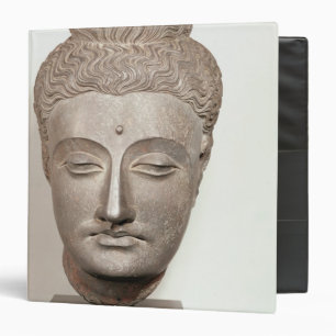 Head from a statue of the Buddha, from Binder