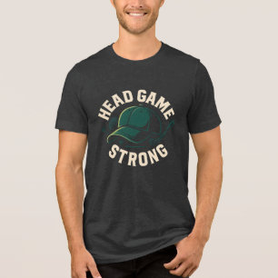 Head Game Strong Cool Golf Cap   Tri-Blend Shirt