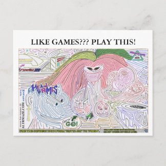 Head Games Ultra Maze '10 Postcard