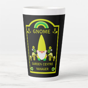 Head Garden Gnome Allotment Garden Latte Mug