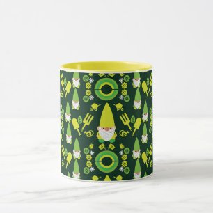 Head Garden Gnome Gardener Mug