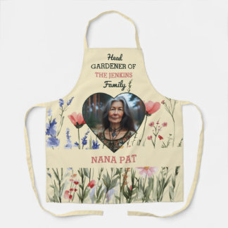 Head Gardener | Custom Gardening Grandma Gift Apron