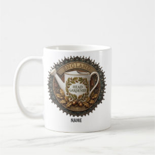 Head Gardener   Personalized British Heritage Wate Coffee Mug