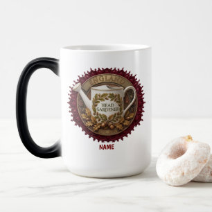 Head Gardener Personalized British Heritage Wate Magic Mug