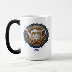 Head Gardener Personalized British Heritage Wate Magic Mug