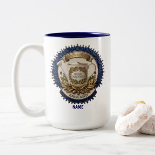 Head Gardener Personalized British Heritage Wate Two-Tone Coffee Mug