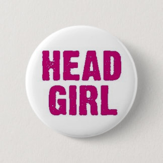 Head Girl 2 Inch Round Button