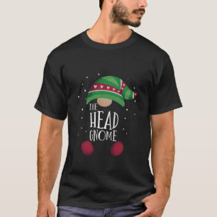 Head Gnome Matching Christmas PJs Family Pajamas  T-Shirt
