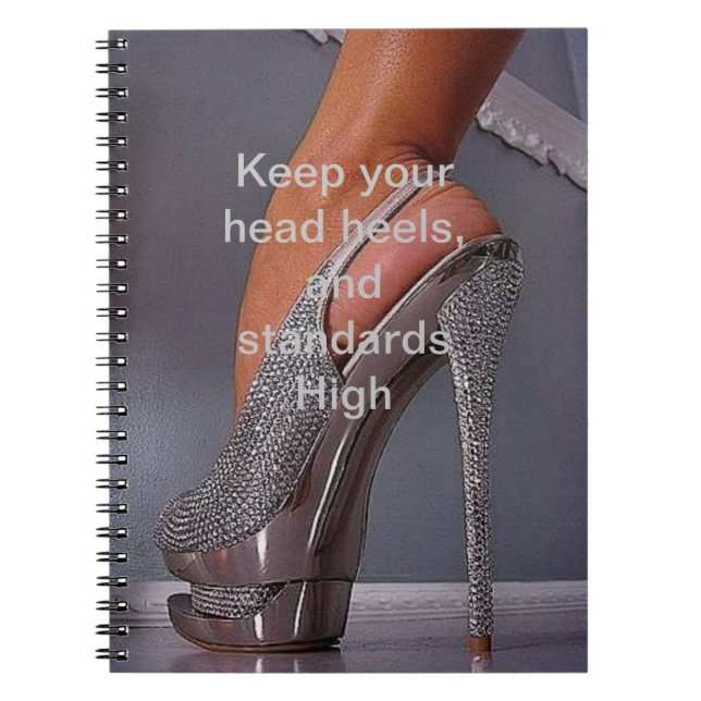 Head Heels and Standard HIGH Spiral Photo Notebook (Front)