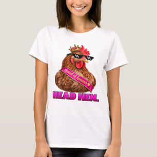 Head Hen - Maid of Honour Hen Design T-Shirt