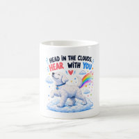 Head in the Clouds Cute Dog Design