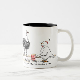 Head In the Sand Two-Tone Coffee Mug