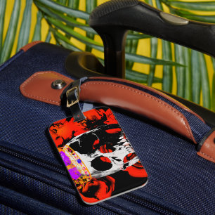 Head King.  Luggage Tag