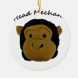 Head Mehanic Ceramic Ornament