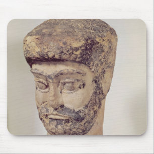 Head of a beaded man, c.1800 BC Mouse Pad