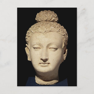Head of a Buddha, Greco-Buddhist style Postcard