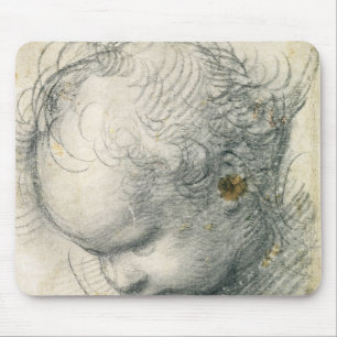 Head of a Cherub Mouse Pad