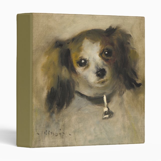 Head of a Dog, 1870 (oil on canvas) Binder (Front/Spine)