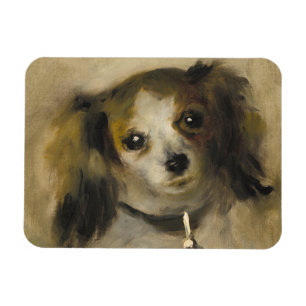 Head of a Dog, 1870 (oil on canvas) Magnet